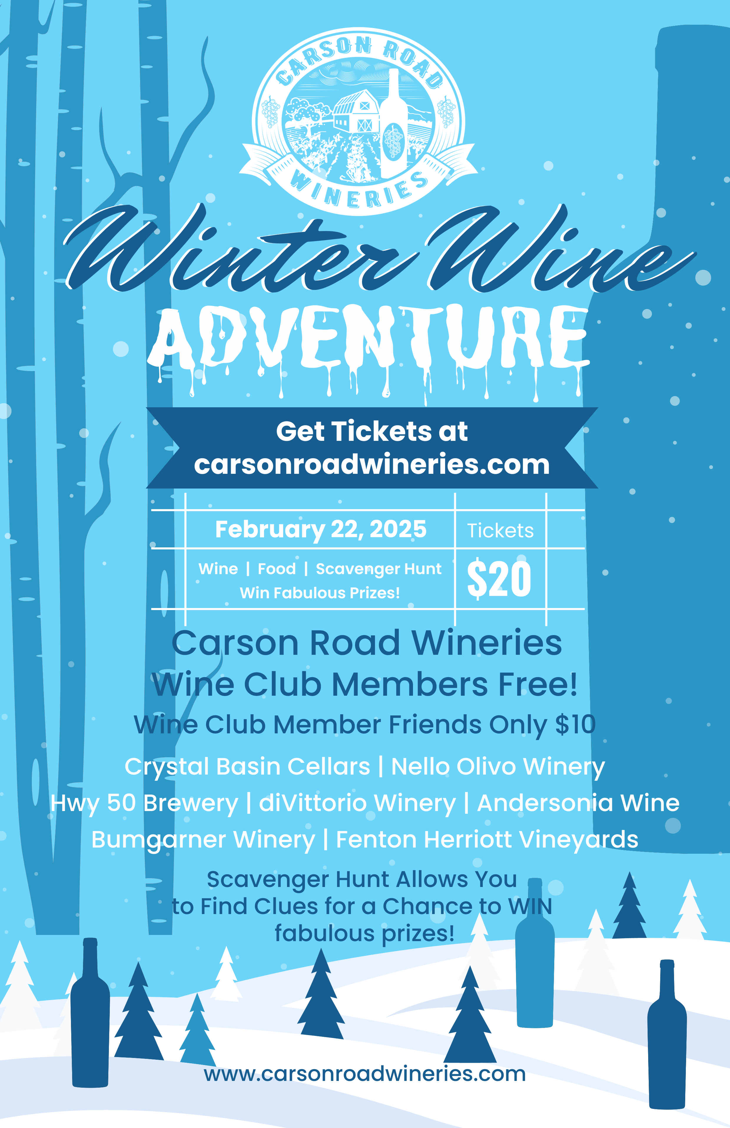 Winter Wine Adventure | Wine Tasting Apple Hill